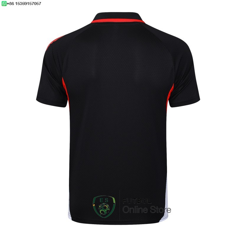Polo Bayern Munich 25/2026 Negro Rojo
