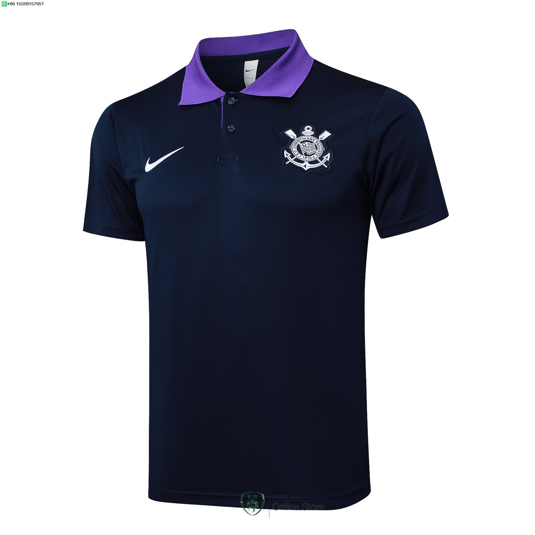 Polo Corinthians Paulista 25/2026 Azul Purpura