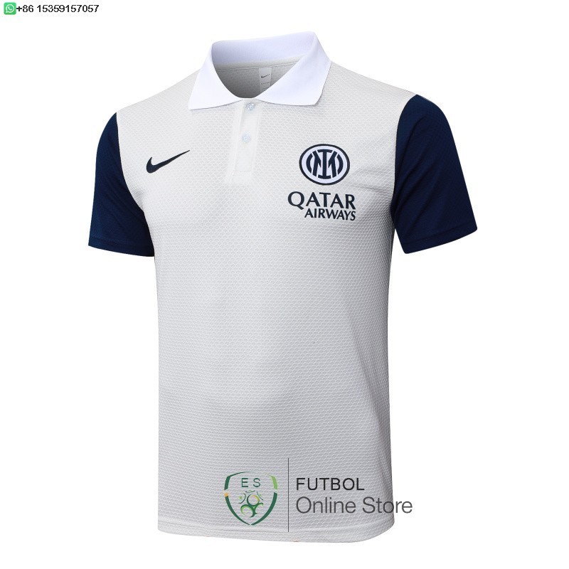 Polo Inter Milan 25/2026 Gris Azul