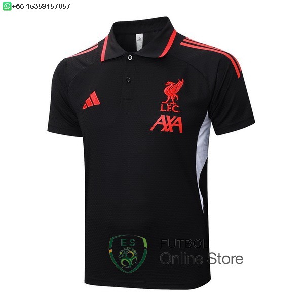 Polo Liverpool 25/2026 Negro Rojo