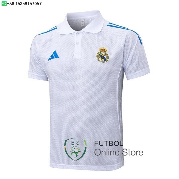 Polo Real Madrid 25/2026 Blanco Azul