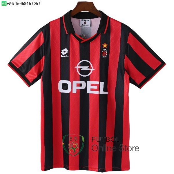 Retro Camiseta AC Milan 1995 1996 Primera