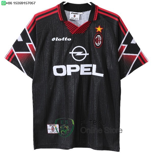 Retro Camiseta AC Milan 1997 1998 Especial Negro