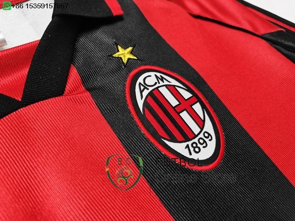 Retro Camiseta AC Milan 1998 1999 Primera