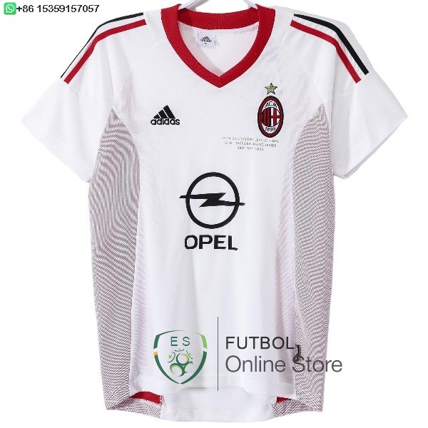 Retro Camiseta AC Milan 2002 2003 Segunda