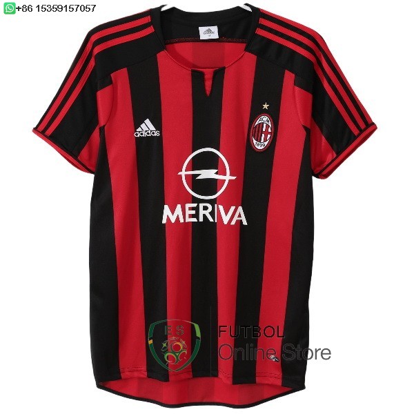 Retro Camiseta AC Milan 2003 2004 Primera
