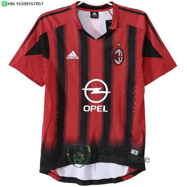 Retro Camiseta AC Milan 2004 2005 Primera