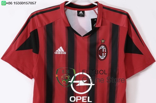Retro Camiseta AC Milan 2004 2005 Primera