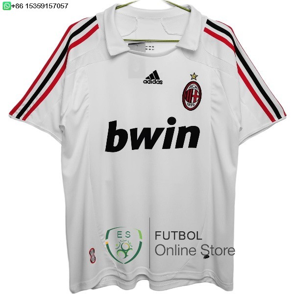 Retro Camiseta AC Milan 2007 2008 Segunda