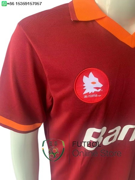 Retro Camiseta As Roma 1982 1983 Primera