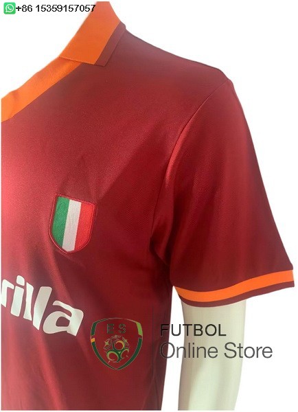 Retro Camiseta As Roma 1983 1984 Primera
