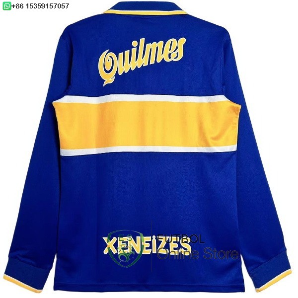 Retro Camiseta Boca Juniors 1996 1997 Manga Larga Primera