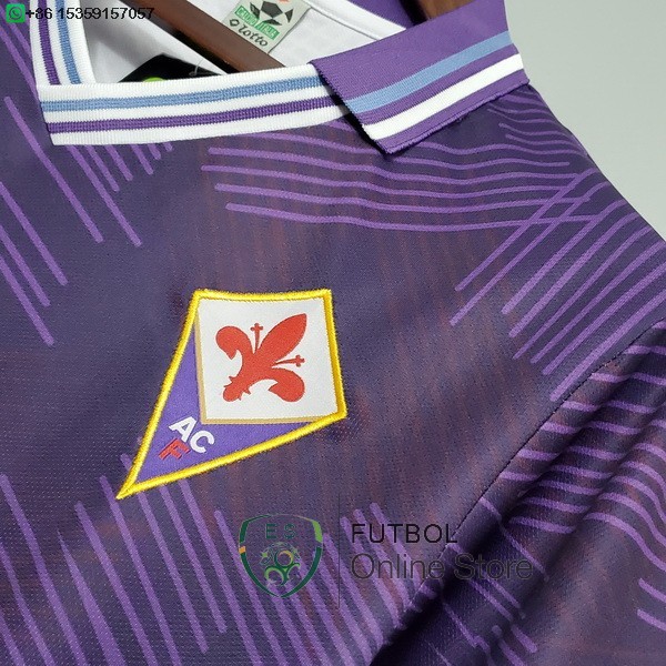 Retro Camiseta Fiorentina 1992 1993 Primera