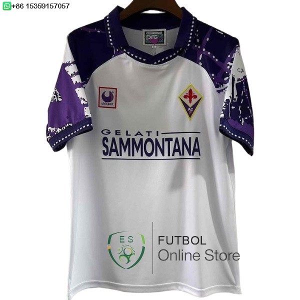 Retro Camiseta Fiorentina 1994 1995 Segunda Retro Camiseta Fiorentina 1994 1995 Segunda