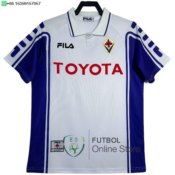 Retro Camiseta Fiorentina 1999 2000 Segunda Retro Camiseta Fiorentina 1999 2000 Segunda