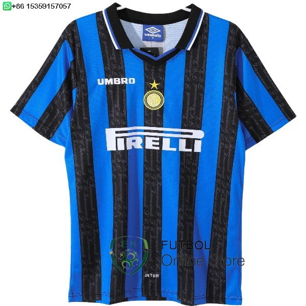 Retro Camiseta Inter Milan 1997 1998 Primera