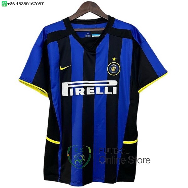 Retro Camiseta Inter Milan 2002 2003 Primera