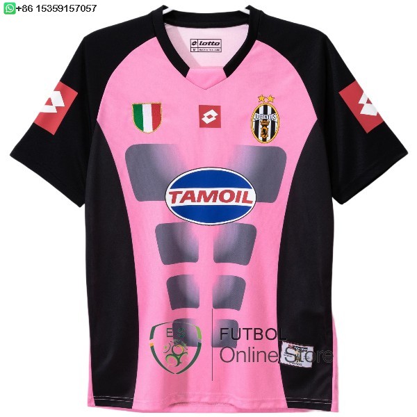 Retro Camiseta Juventus 2001 2002 Portero Rosa