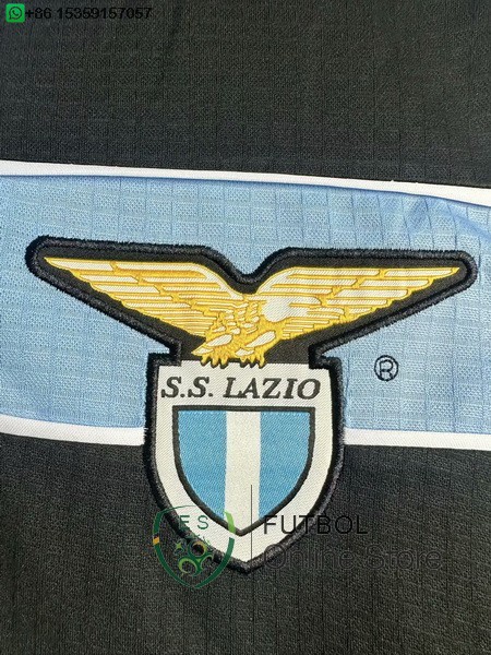 Retro Camiseta Lazio 1998 2000 Tercera Manga Larga