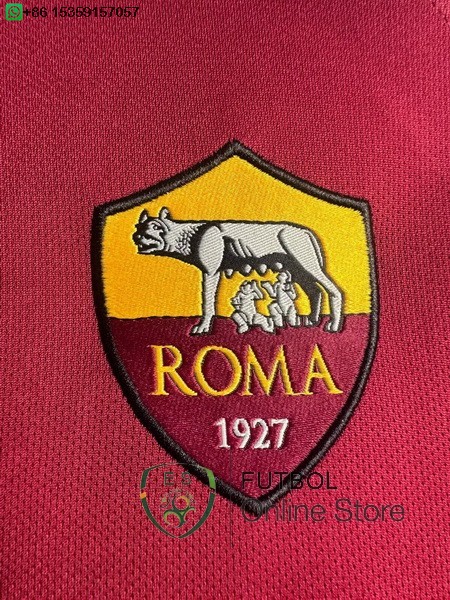 Retro Camiseta Manga Larga As Roma 2017 2018 Primera