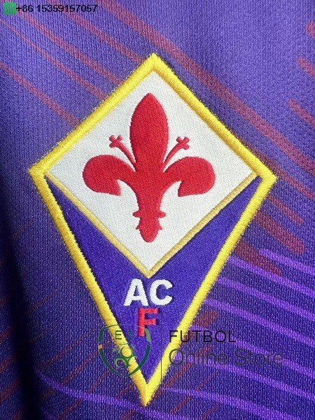 Retro Camiseta Manga Larga Fiorentina 1992 1993 Primera