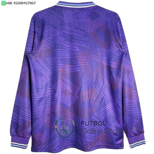Retro Camiseta Manga Larga Fiorentina 1992 1993 Primera