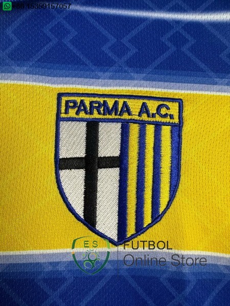 Retro Camiseta Parma 1998 1999 Manga Larga Primera