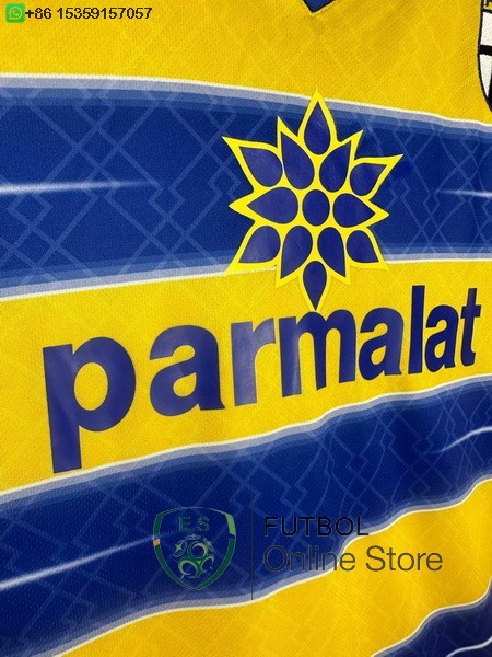 Retro Camiseta Parma 1998 1999 Manga Larga Primera