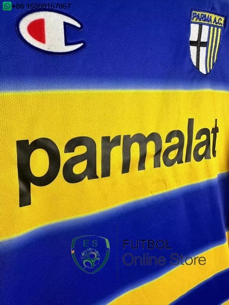 Retro Camiseta Parma 1999 2000 Manga Larga Primera