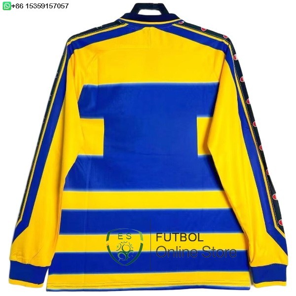 Retro Camiseta Parma 1999 2000 Manga Larga Primera