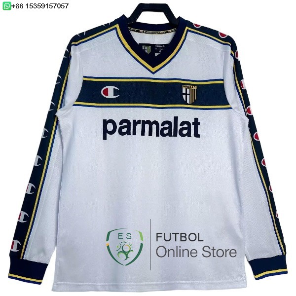 Retro Camiseta Parma 2002 2003 ML Segunda Retro Camiseta Parma 2002 2003 ML Segunda