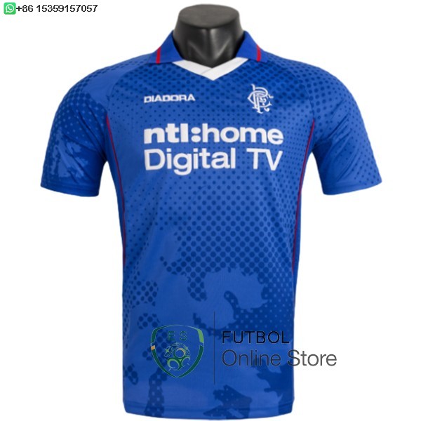 Retro Camiseta Rangers 2002 2003 Primera Retro Camiseta Rangers 2002 2003 Primera