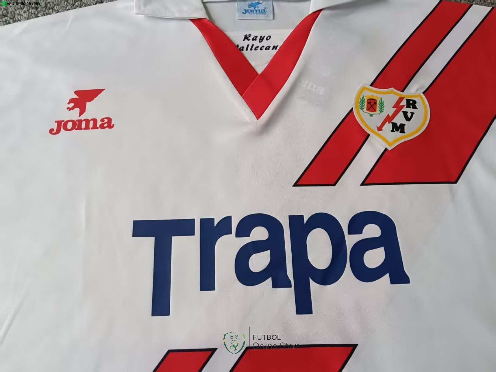 Retro Camiseta Rayo Vallecano 1997 1998 Primera