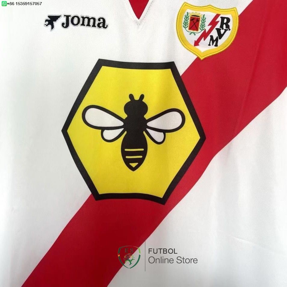 Retro Camiseta Rayo Vallecano 2001 2002 Primera