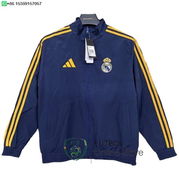 Rompevientos Real Madrid 25/2026 Azul Amarillo Rompevientos Real Madrid 25/2026 Azul Amarillo