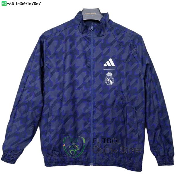 Rompevientos Real Madrid 25/2026 Azul Amarillo