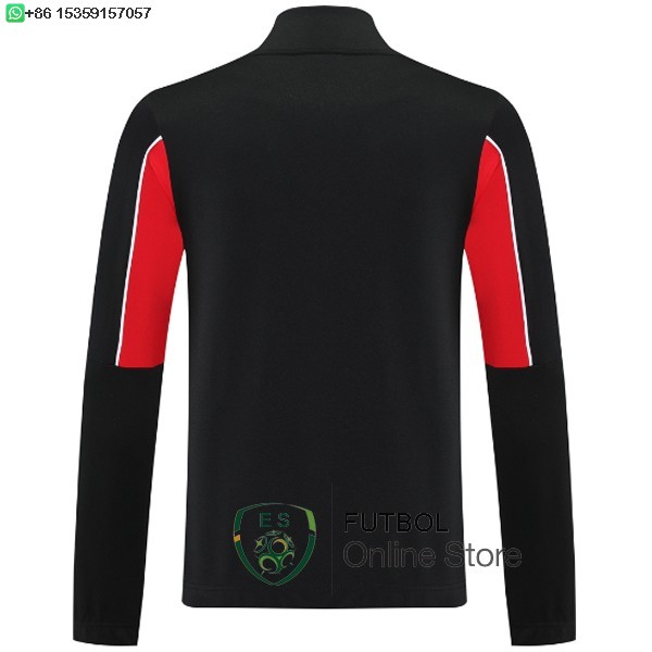 Ropa Deportiva Con Cremallera Larga AC Milan 25/2026 Negro