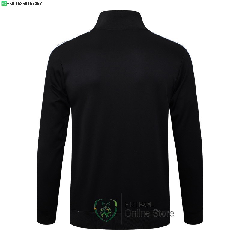 Ropa Deportiva Con Cremallera Larga Alemania 2025 Negro Blanco