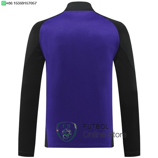 Ropa Deportiva Con Cremallera Larga Alemania 2025 Purpura Negro
