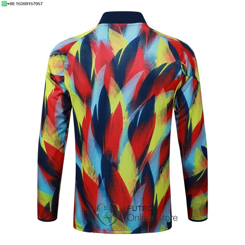 Ropa Deportiva Con Cremallera Larga Arsenal 25/2026 Amarillo Rojo