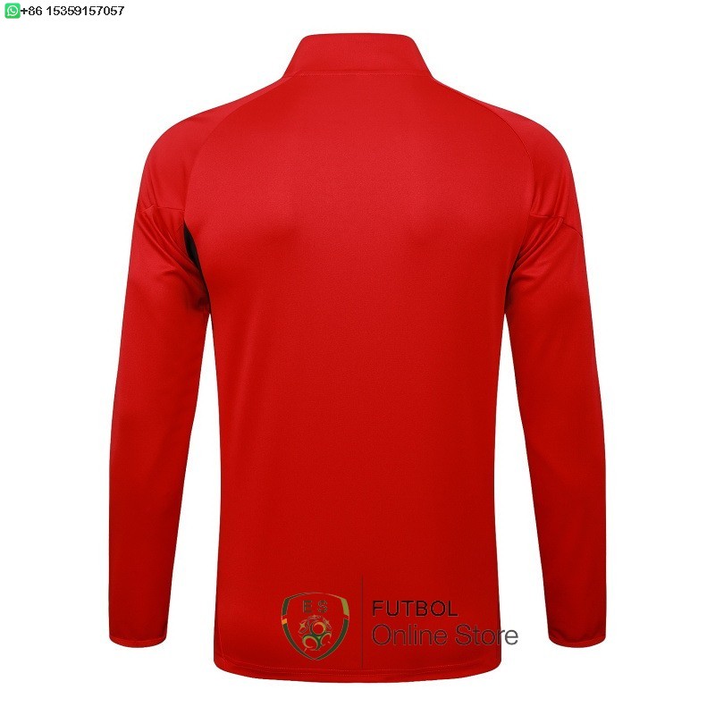 Ropa Deportiva Con Cremallera Larga Arsenal 25/2026 Rojo Blanco