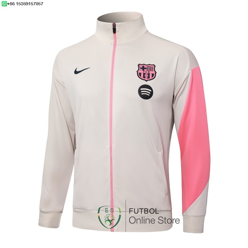 Ropa Deportiva Con Cremallera Larga Barcelona 25/2026 Amarillo Rosa