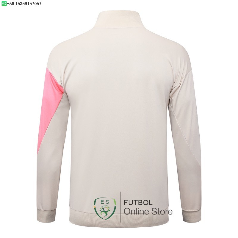 Ropa Deportiva Con Cremallera Larga Barcelona 25/2026 Amarillo Rosa