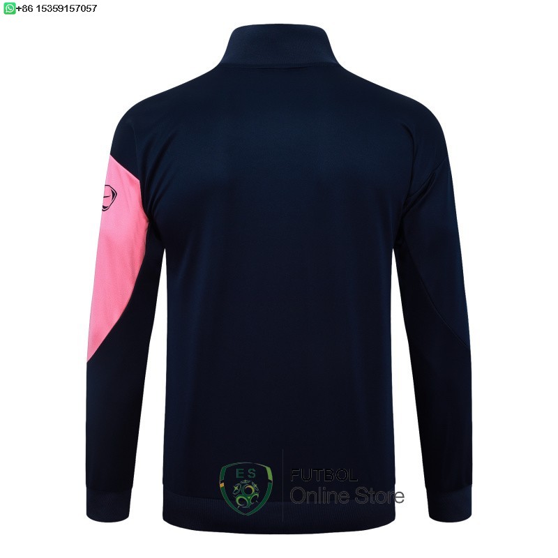 Ropa Deportiva Con Cremallera Larga Barcelona 25/2026 Azul Marino Rosa