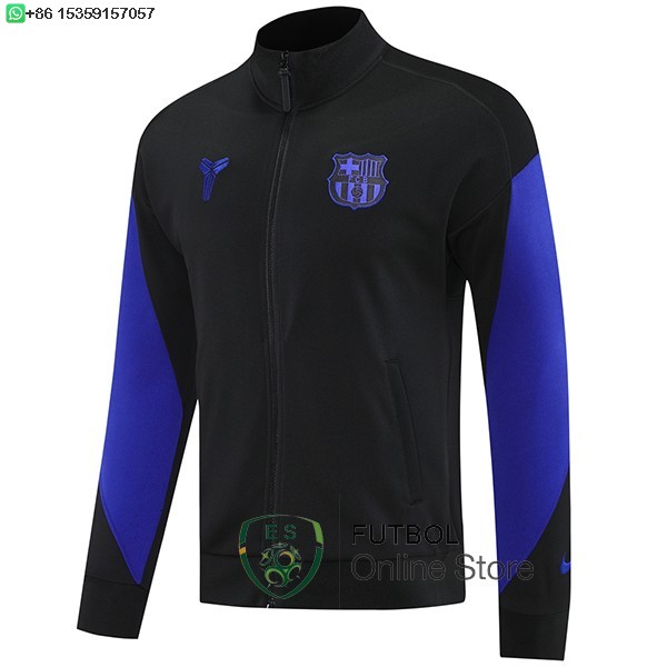 Ropa Deportiva Con Cremallera Larga Barcelona 25/2026 Negro Purpura