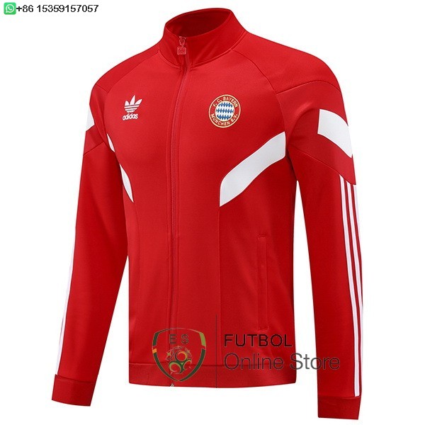 Ropa Deportiva Con Cremallera Larga Bayern Munich 24/2025 Rojo Blanco Ropa Deportiva Con Cremallera Larga Bayern Munich 24/2025 Rojo Blanco
