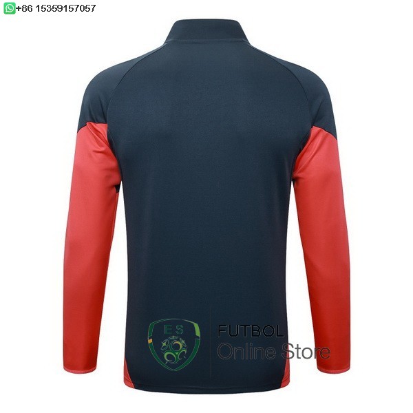 Ropa Deportiva Con Cremallera Larga Bayern Munich 25/2026 Gris Marino Rojo