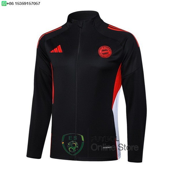 Ropa Deportiva Con Cremallera Larga Bayern Munich 25/2026 Negro Rojo Blanco Ropa Deportiva Con Cremallera Larga Bayern Munich 25/2026 Negro Rojo Blanco
