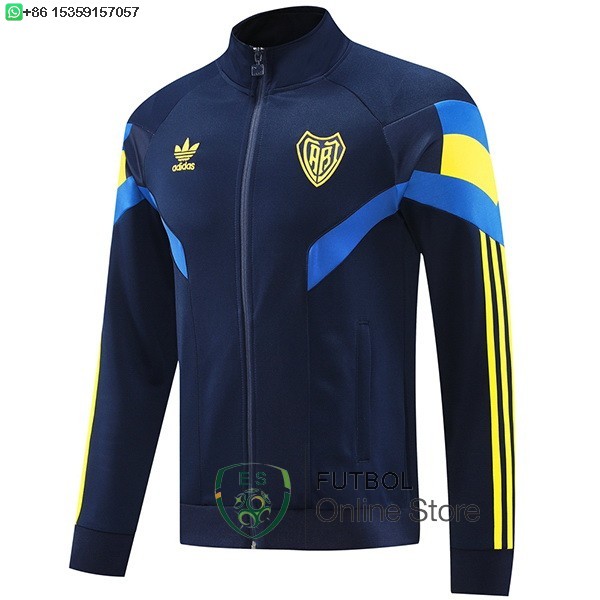 Ropa Deportiva Con Cremallera Larga Boca Juniors 24/2025 Azul Amarillo