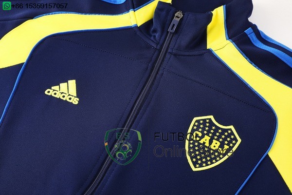 Ropa Deportiva Con Cremallera Larga Boca Juniors 25/2026 Azul Amarillo
